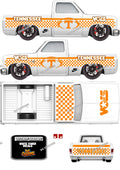 83 CHEVY SILVERADO (WHITE TONER) DECALS TN VOLUNTEERS