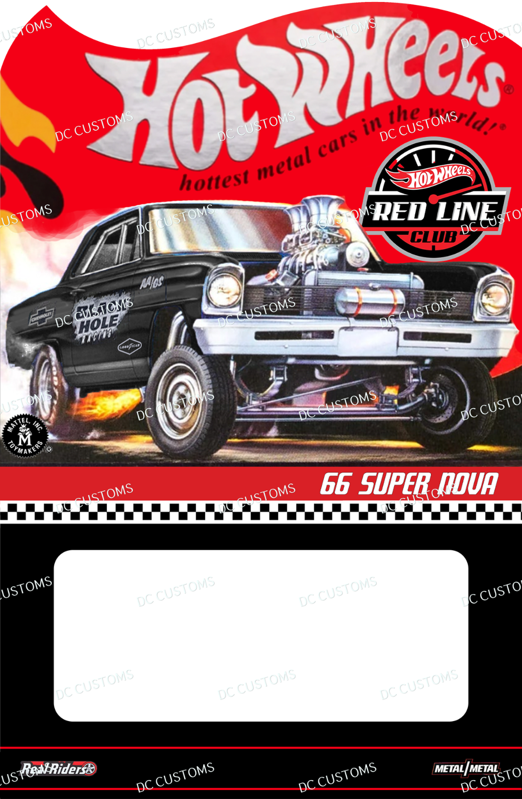 CUSTOM CARD FOR HW 66 SUPER NOVA BLACK HOLE