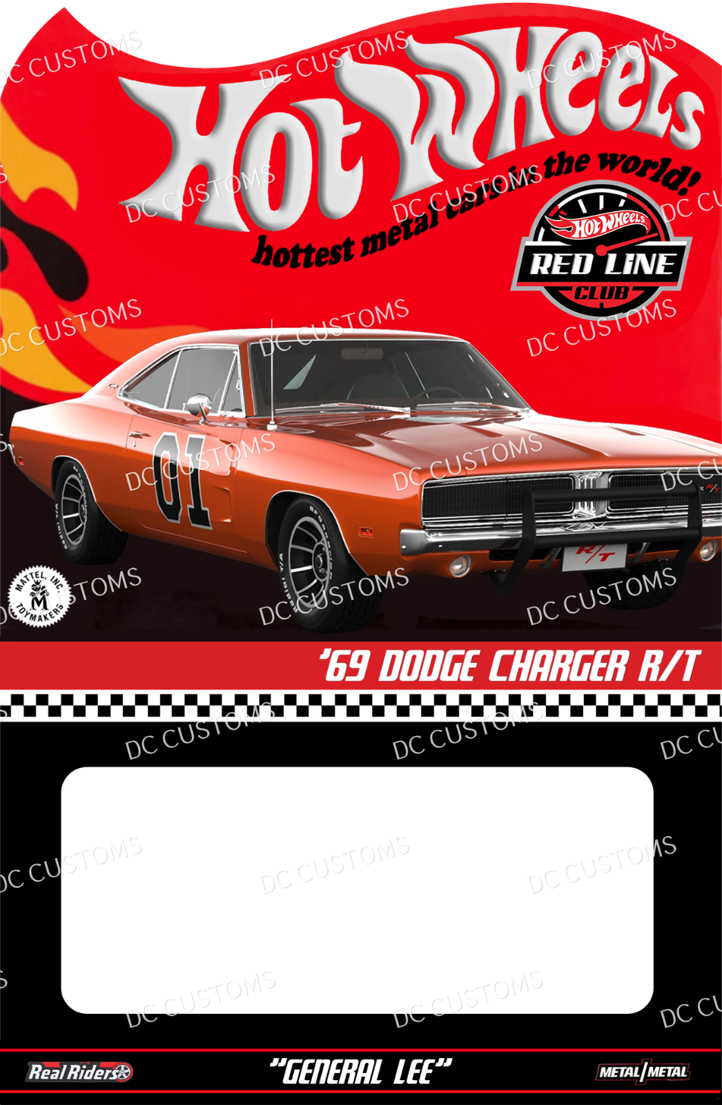 CUSTOM CARD FOR 69 DODGE CHARGER GEN. LEE