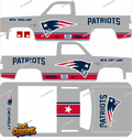 83 CHEVY SILVERADO (WHITE TONER) DECALS PATRIOTS