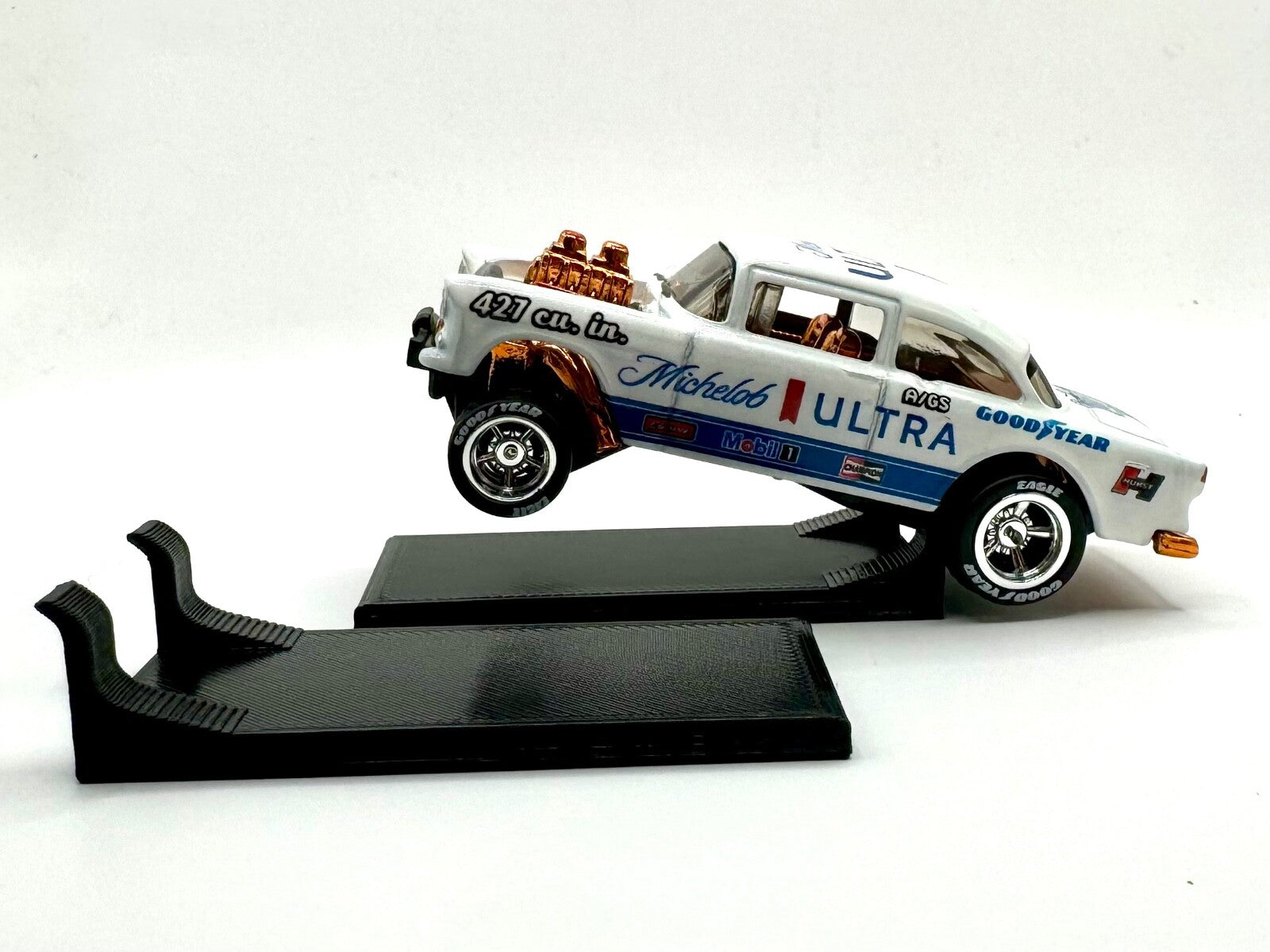 1:64 Gasser diecast wheelie display
