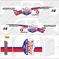 55 CHEVY GASSER (WHITE TONER) DECALS LUCAS