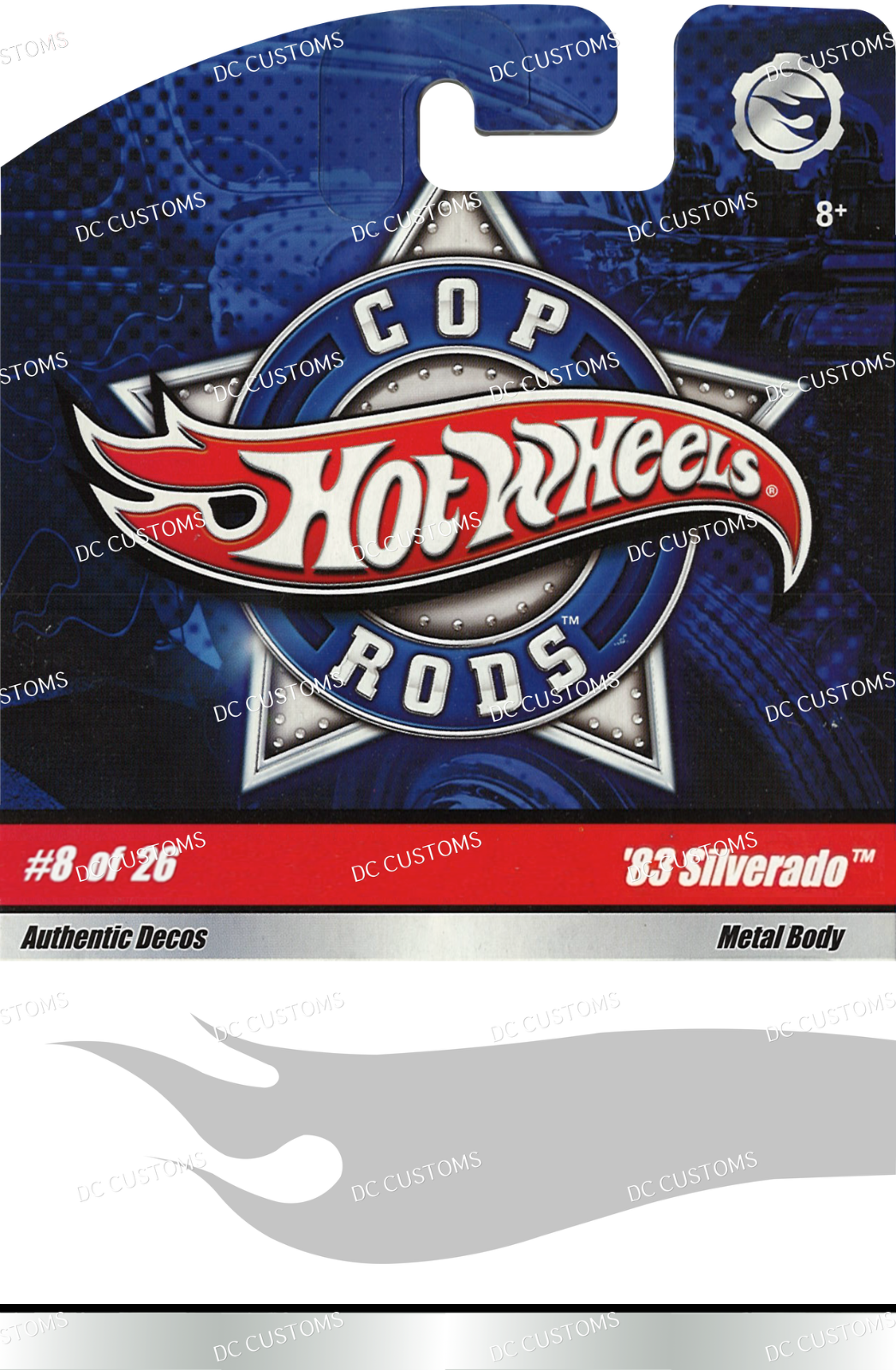 CUSTOM CARD FOR HW COP ROD SILVERADO REPLICA