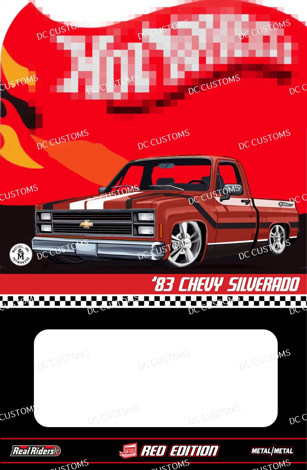 CUSTOM CARD FOR RED EDITION SILVERADO