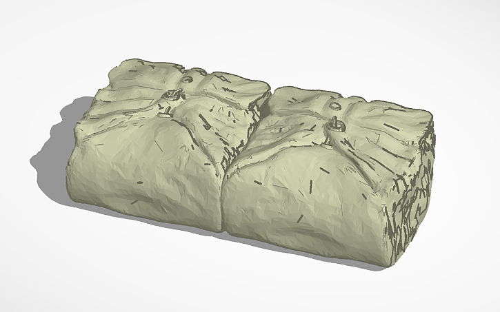 3D RESIN RACING CHUTE FOR 55 CHEVY GASSER (1:64 SCALE)