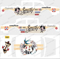 55 CHEVY GASSER (WHITE TONER) DECALS SAILOR JERRY