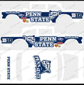 55 CHEVY GASSER (WHITE TONER) DECALS PENN STATE