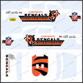 55 CHEVY GASSER (WHITE TONER) DECALS BENGALS