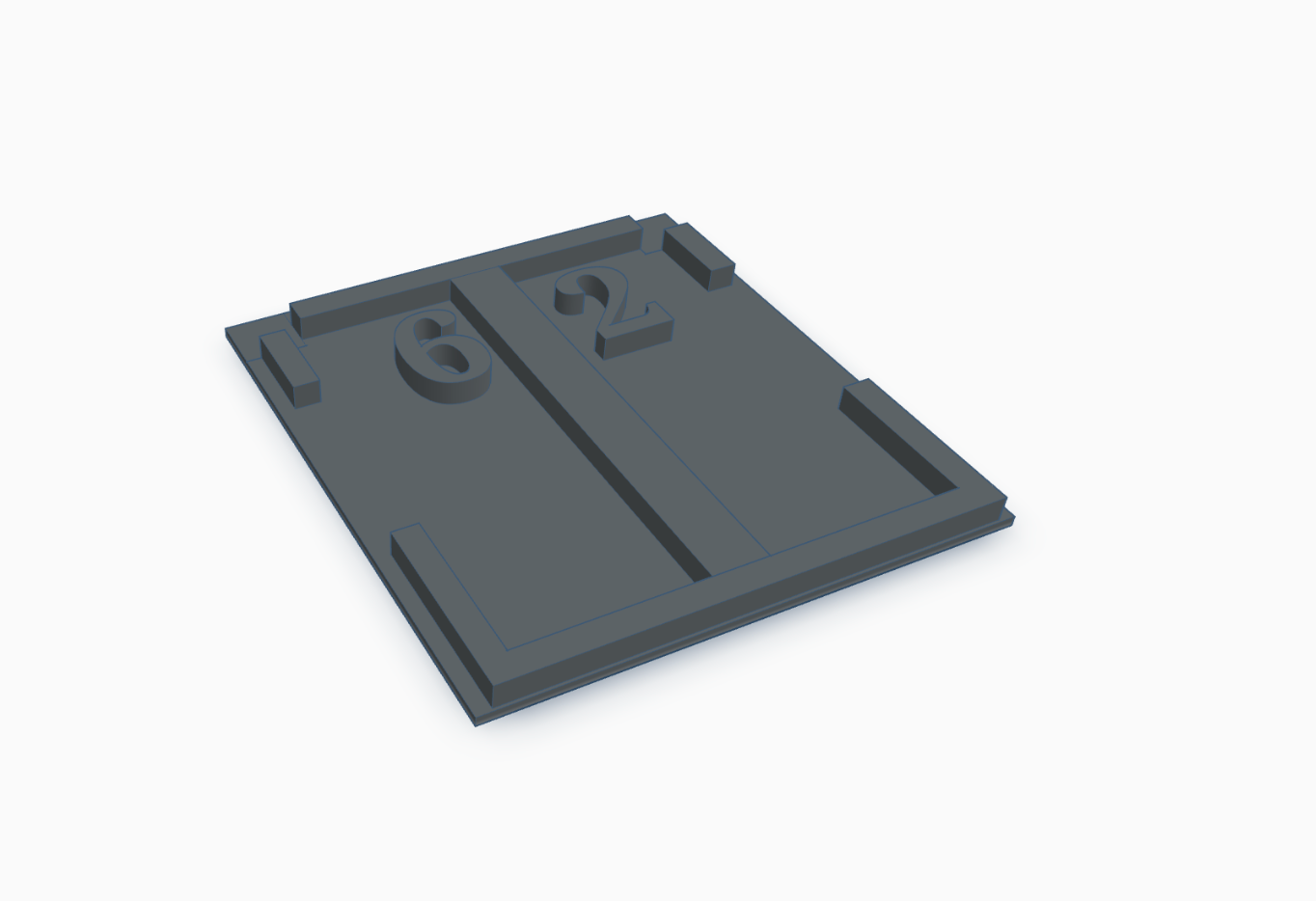 67 CHEVY C10 BED COVER (3D PRINTED)