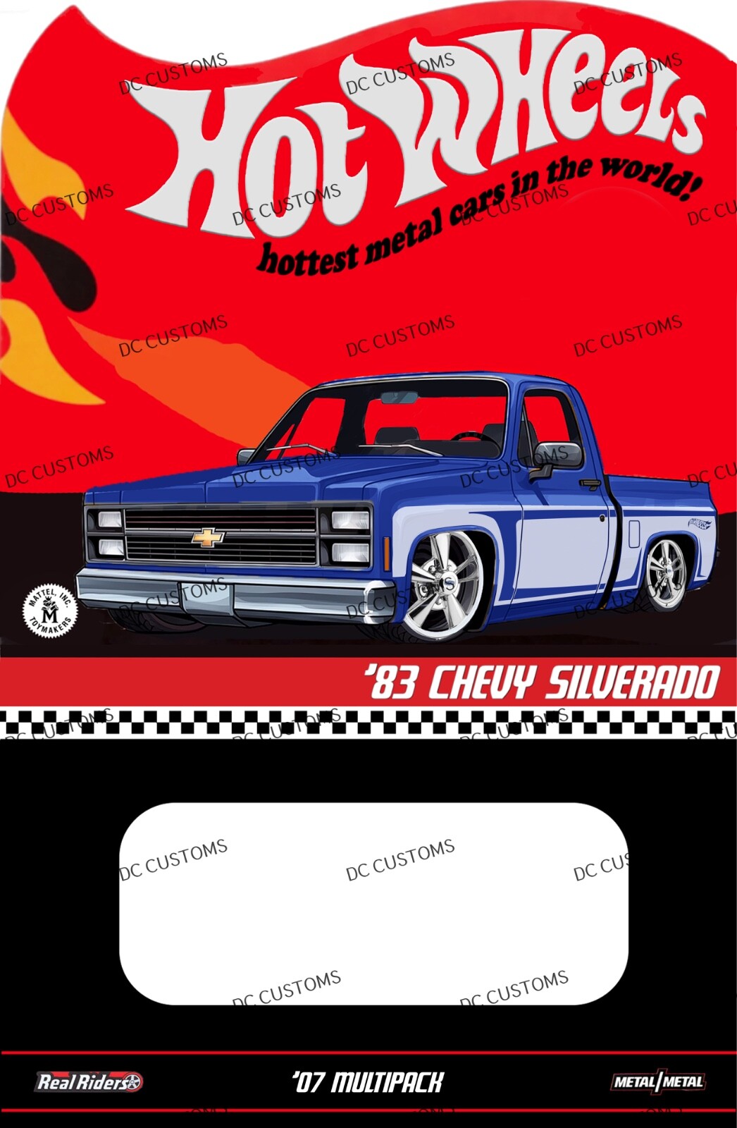 CUSTOM CARD FOR HW 83 SILVERADO MULTIPACK FROM 2007