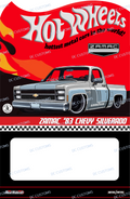 83 Chevy Silverado ZAMAC Exclusive Custom Card