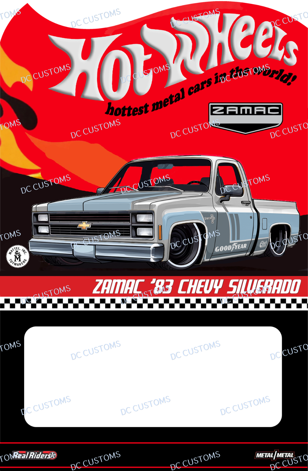 83 Chevy Silverado ZAMAC Exclusive Custom Card