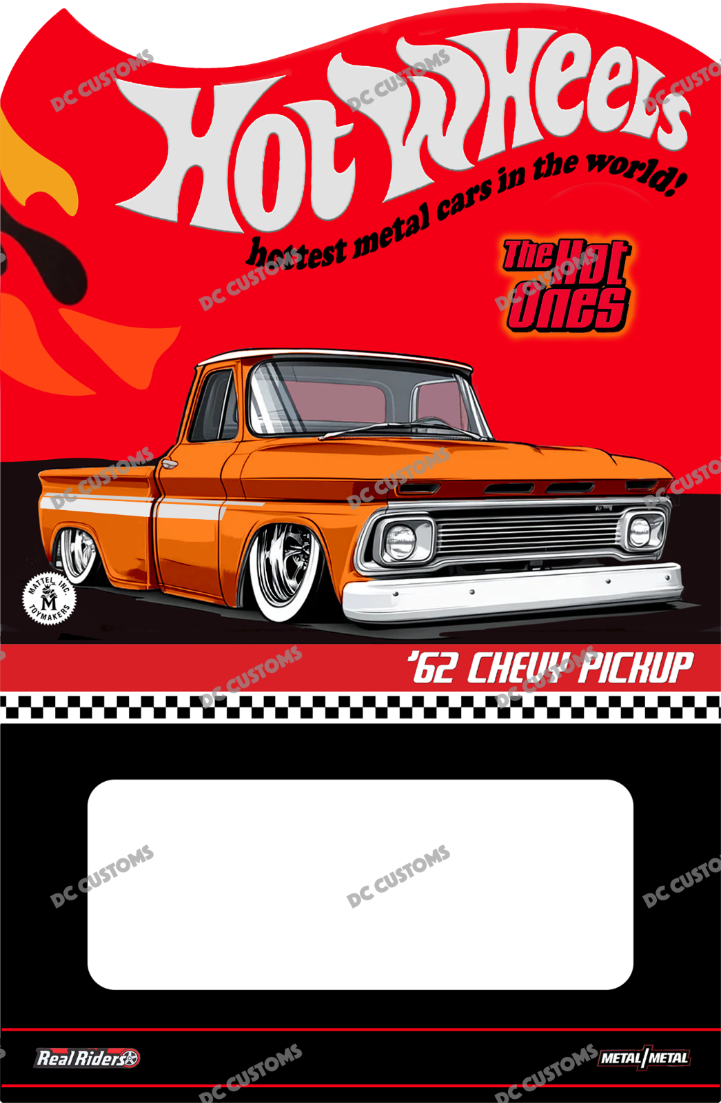 CUSTOM CARD FOR HW 62 CUSTOM CHEVY TRUCK BRICK SHOP