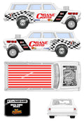 64 NOVA WAGON GASSER (WHITE TONER) DECALS CRANE CAMS