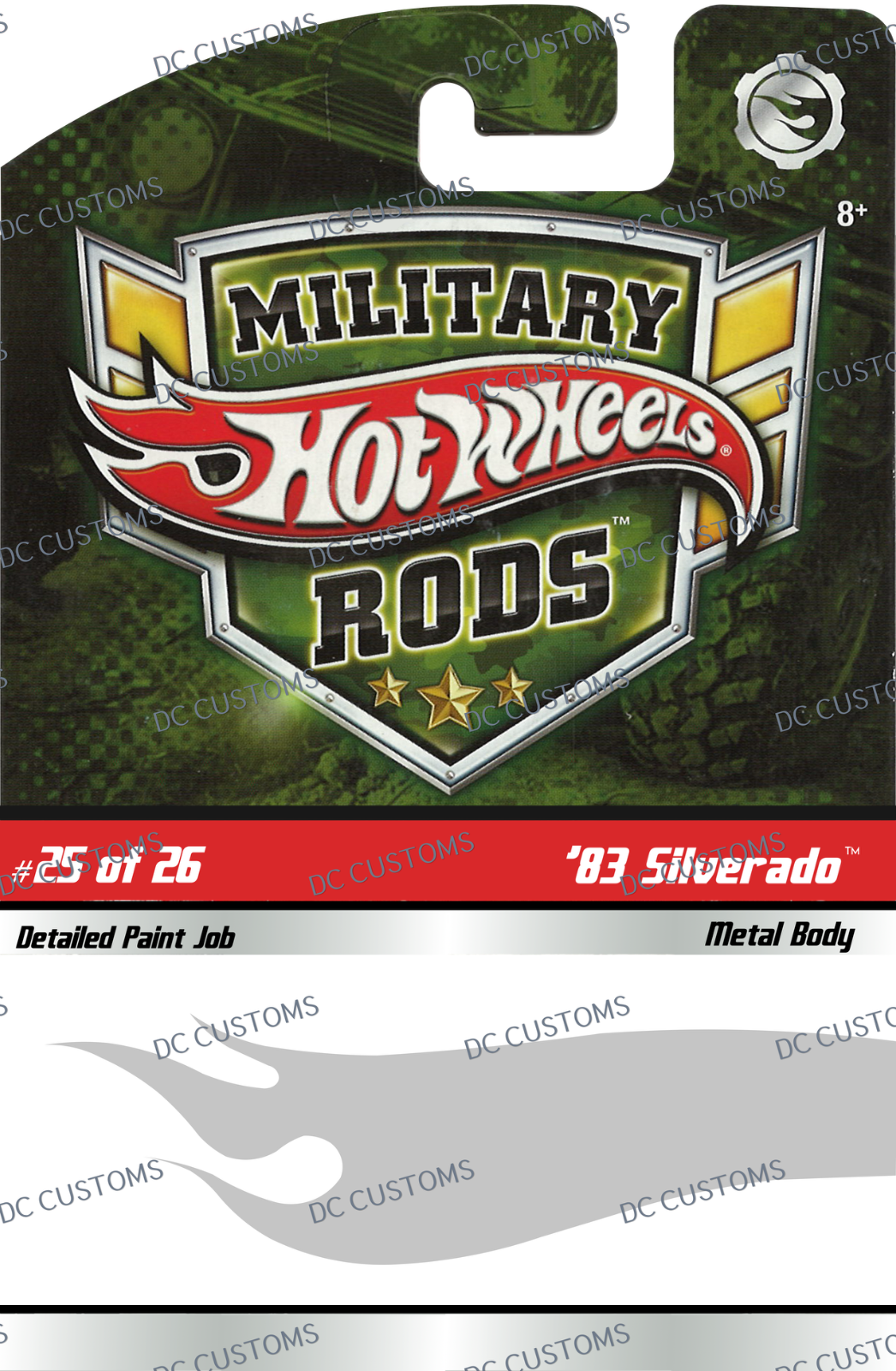 CUSTOM CARD FOR HW MILITARY ROD SILVERADO