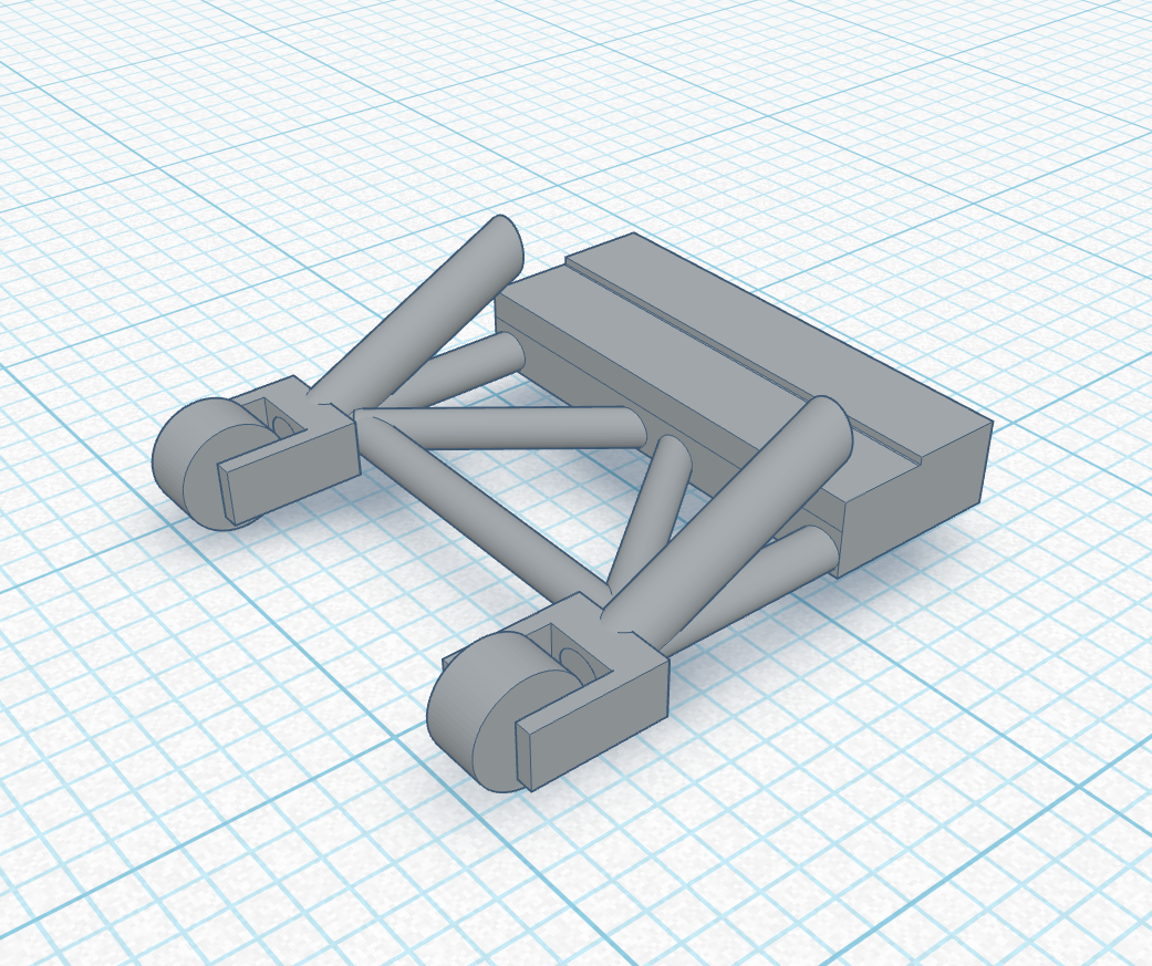 Gasser Wheelie Bar (3D printed resin)