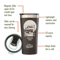 22 OZ TUMBLER: R35 SKYLINE