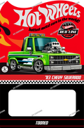 CUSTOM CARD FOR TOONED 83 SILVERADO METALLIC GREEN